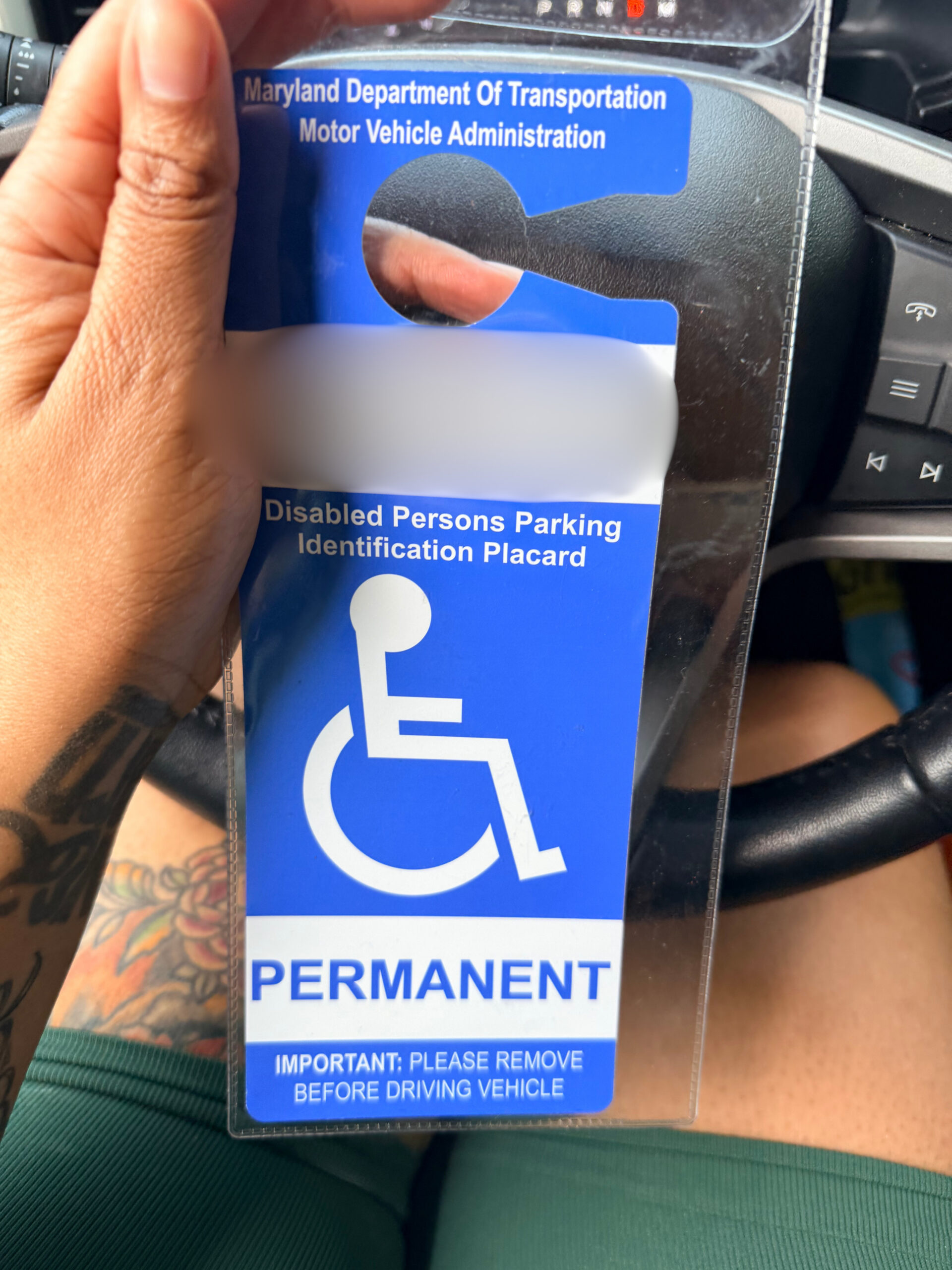 disability awareness, permanent disability, disabled parking permit